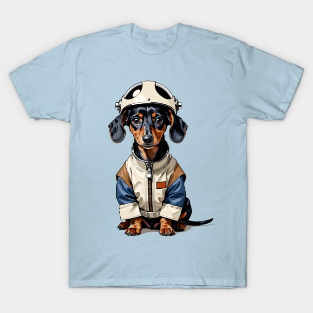 Dachs the Astronaut T-Shirt by FabrizioX